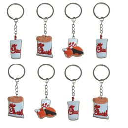 Autres accessoires de mode Food Food Keychain Keychains Cool For Backpacks Sacs de pendentif clé