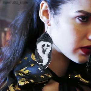 Autres accessoires de mode Goth Halloween Ghost Pirate Crâne Squelette Boucles d'oreilles pour femmes Horreur Gremlin Gland Boucles d'oreilles Pendentif Oreille Bijoux Cadeau Q231011