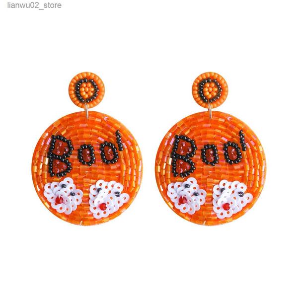 Autres accessoires de mode Boucles d'oreilles d'Halloween pour femmes Cute Pumpkin Dangle Eardorp Costumes Party Bijoux Cadeaux pour enfants Filles Q231011