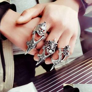 Overige Mode Accessoires Koreaanse Versie Leading Ring Zelfverdediging Heren Hip Hop Wijsvinger Trendy Bar Spiritueel Jongen Sociaal Hand Dec Dhehh