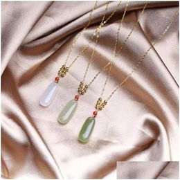 Autres accessoires de mode Naturel Un bracelet de jade avec Qingshui Rabbit Honey Wax Spacer Design Style élégant pour garçons et filles Dro Ot1By