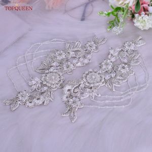 Autres accessoires de mode TOPQUEEN S80 argent épaulettes épaule bijoux décoratifs tempérament vêtements à la main perlé s p230512