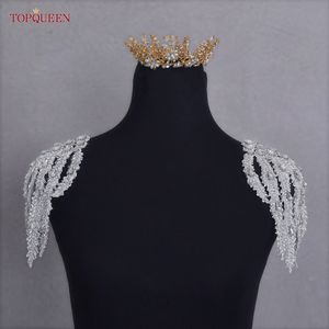 Autres accessoires de mode TOPQUEEN SP66 ensemble d'appliques de vêtements patchs de perles embellissement 3D Scrapbooking couture pour vêtements femmes épaulettes 230512