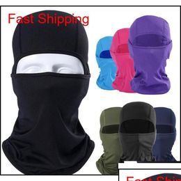 Otros accesorios de moda Wraps Outdoor Motorcycle FL Face Mask Clava Ski Cello de esquí Kenwv Drop entrega otfgr