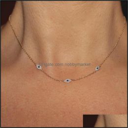 Andere mode-peressoires 925 Sterling Sier Ketting, Blauw Zirkoon, Mal Vrouwelijke Ooghanger, 35 + 10 cm Beschermende keten, Garantie Drop levering