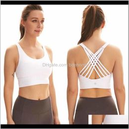Andere mode aessories drop levering 2021 dames sport shirts yoga gym vest push up fitness sexy ondergoed lady tops shakePeation verstelbare verstelbare s