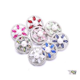 Andere mode -strass Snap -knoopcomponenten sieraden bevindingen voor 18 mm snaps knoppen Bracelet ketting ringen Charms vrouwen Acc dro dhjlt