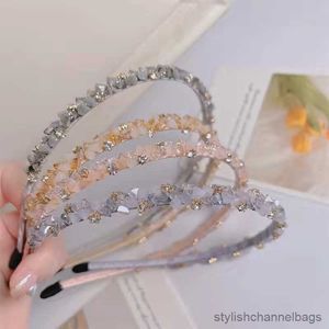 Andere mode glanzende strass hoofdband voor vrouwen Hairband Lady Elegante bands Crystal Resin Hair Haple Luxury Hair