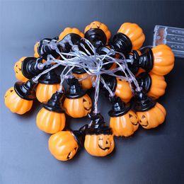 Andere feestelijke feestbenodigdheden 1,5 m LED Halloween Pumpkin 10 Light String 3 Styl 220823