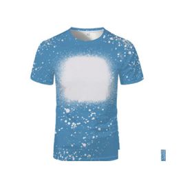 Andere feestelijke feestbenodigdheden 10 kleuren Sublimatie shirts voor mannen vrouwen warmteoverdracht blanco diy shirt t -shirts groothandel drop deliv dhfye