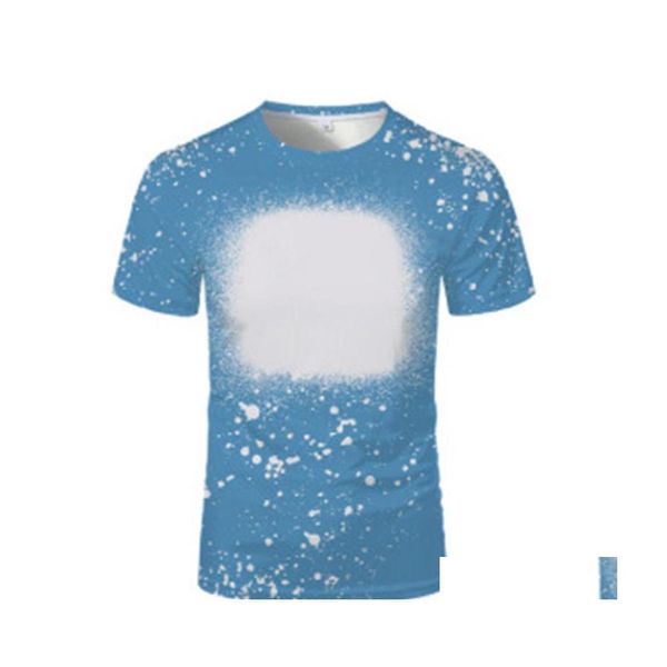 Otros suministros festivos para fiestas 10 colores Camisas de sublimación para hombres Mujeres Transferencia de calor Camisa de bricolaje en blanco Camisetas Venta al por mayor Drop Deliv Dhfye