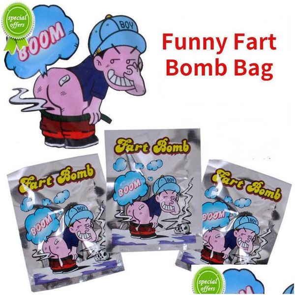 Autres fournitures de fête festive 10pcs / pack fournitures de fête personne entière Stink Bag Bomb April Fools Day Toy Fart Blagues pratiques Fool Dro Dh8Wx