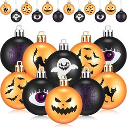 Autres fournitures de fête festive 12 Pak liontin Dekorasi Halloween perlengkapan bola kelelawar KTV Mall Rumah hantu Tema Bar 230907