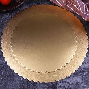 Andere feestelijke feestbenodigdheden 1PCS DIY bakgereedschap 6 /8 inch Ronde vierkante cake mat kant pad pizza cirkel kartonnen papieren boards# /