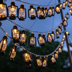 Andere feestelijke feestbenodigdheden 2 3 6m LED STRING LICHT Licht Outdoor Waterdichte kerstdecoratie 40 Bollen Retro Camping Tent Garden Fairy Lamp 230221