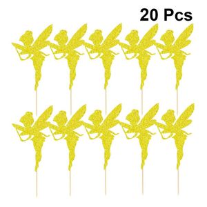 Andere feestelijke feestartikelen 20 stks Cake Toppers Fairy Decoration Cupcake Pick Dessert voor Carnival Festival