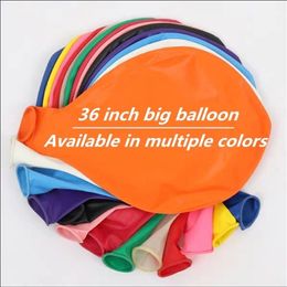 Andere feestelijke feestartikelen 36 inch Big Latex Ballon kleurrijke ronde helium baby shower verjaardag decoratie 221010