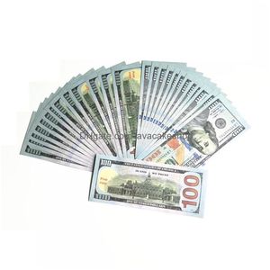 Autres fournitures de fête de fête 3Pack Fake Money Banknote 5 10 20 50 100 200 US Dollar Euros Réaliste Toy Bar Props Monnaie Film F Dhqc7EYDD