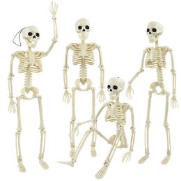 Autres fournitures de fête de fête 40cm Halloween Squelette Mobile Crâne Humain Décoration pour la Maison Bar Hanté Maison Suspendue Horreur Props 220826