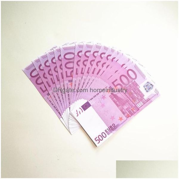 Autres fournitures de fête de fête 50 taille barre accessoires pièce de monnaie simulation 10 20 100 euros fausse monnaie jouet film tournage pratique billets de banque / Pa DhdlhDM6O