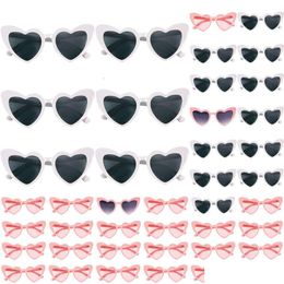 Autres fournitures de fête de fête Bachelorette Lunettes de soleil Mariage Douche de douche nuptiale poule mariée