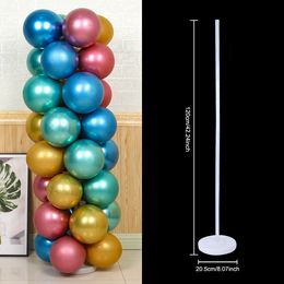 Autres fournitures de fête de fête Ballons Stand Ballon Support Colonne Confettis Ballons Titulaire De Mariage Anniversaire Décoration Enfants Bébé Douche Balons 221010