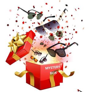 Andere feestelijke feestbenodigdheden Kerstmis blinde doos Lucky Boxs Mystery Mysterious Gift Random Get One Designer Men of Women Shoes Snea Dh1ap