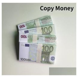 Andere feestelijke feestartikelen Kopieer geld Prop Euro Dollar 10 20 50 100 200 500 Fake Movie Billets Play Collection 100pcs/Pack Drop Deli OTVR5