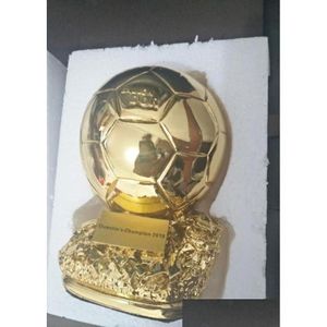 Andere feestelijke feestartikelen Golden Ball Trophy Ballon D039Or Print Soccer Football Player Cup2839022 Drop Delivery Home Garden Fest Dh9Vt