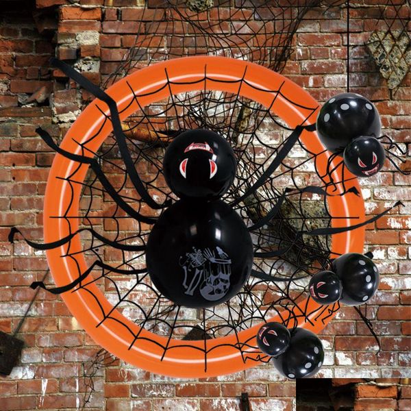 Autres fournitures de fête de fête Halloween Ballon Haunted House Bar Decoration Spider Ghost Festival Drop Livrot Home Garden Dha8w