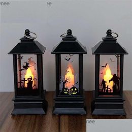 Otros suministros festivos para fiestas Decoraciones de Halloween Velas LED Luz de té Calabaza 220823 Z230814 Entrega de gotas Home Garden DHDKL