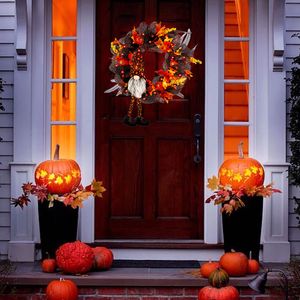 Autres fournitures de fête festive Halloween guirlande porte pendentif maison hantée décoration portable citrouille fantôme festival horreur 220922