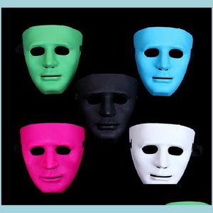 Autres fournitures de fête festive Jabbawo Masque Hip Hop Street Step Dance Bboy Masculin Halloween Stage Performance Masques Drop Delivery Home Dh4Dp