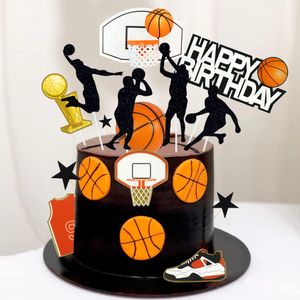 Andere feestelijke feestartikelen L Basketball Cake Toppers Theme Decoratie voor Boy Topper Decorations Drop Delivery 2022 Packing2010 Amyi3