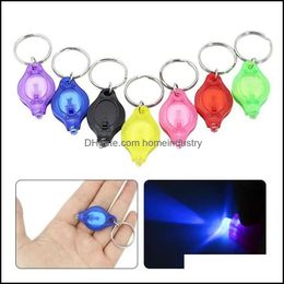 Andere feestelijke feestbenodigdheden leidden Keychain Mini Flashlight Party Supplies TRA Bright Key-Chain Torch met Hook Emergency Cam Lamp Bac Dhuod