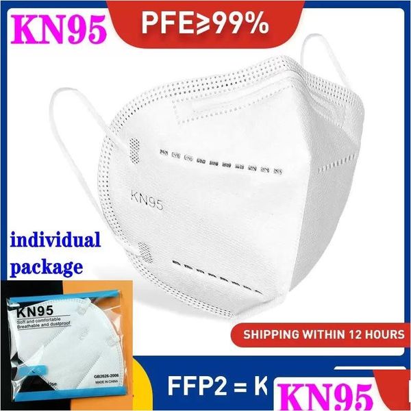 Autres fournitures de fête festives Masque Adt Kid N95 Factory Supply Retail Package Réutilisable 5 Couche Anti-poussière Designer Face Ma Dhdy2