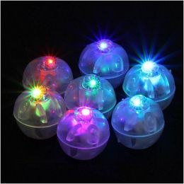Otros suministros de fiestas festivas Nuevas formas redondas de forma redonda RGB LED LED Lámparas de balón intermitentes luces de globo blanca para la fiesta de Navidad Weddin Dhem7