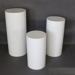 Autres fournitures de fête de fête Autres fournitures de fête de fête 2021 Blanc 3 pièces support à gâteau rond table à dessert en fer bienvenue Tabaccoshop 2967