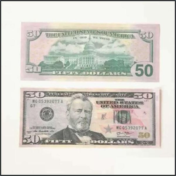 Autres fournitures de fête de fête Fournitures de fête High Piedspackage American 100 Bar Currency Paper Dollar atmosphère Quality Accesss 105778306Q7VU