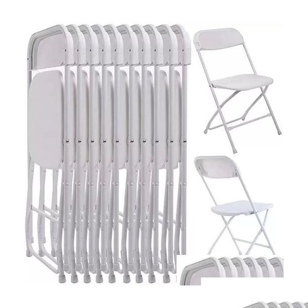 Autres Fournitures De Fête De Fête Chaises Pliantes En Plastique Chaise D'événement De Mariage Blanc Commercial Pour La Maison Jardin Utiliser La Livraison De Baisse Dhbne Dh7V2