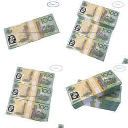 Andere feestelijke feestartikelen Prop Aud Bankbiljetten Australische dollar 20 50 100 Papierkopie Fl Print Bankbiljet Geld Nep Monopoly Film Dhiuk2T27