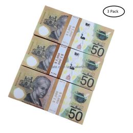 Andere feestelijke feestartikelen Prop Aud Bankbiljetten Australische dollar 20 50 100 Papierkopie Fl Print Bankbiljet Geld Nep Monopoly Film Dhiuk7PI4