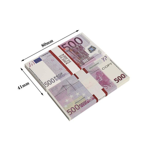 Autres fournitures de fête festives Prop Money 500 Euro Bill à vendre en ligne Euros Fake Movie Moneys Bills Fl Dhz5T