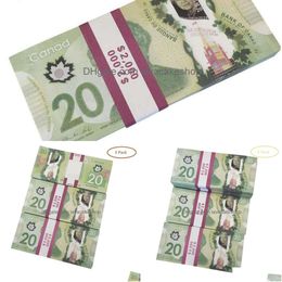 Autres fournitures de fête festives Prop Money CAD Dollar canadien Canada Billets de banque Faux billets Accessoires de film Livraison directe Maison Jardin DhvawAO7947QN