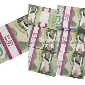 Otros suministros festivos para fiestas Prop Dinero Cad Dólar canadiense Billetes de Canadá Notas falsas Accesorios de películas Entrega directa Jardín en casa Dhvaw0NW0