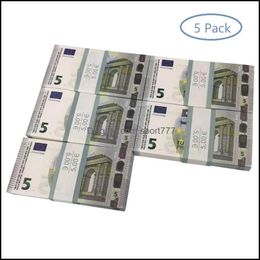 Other Festive Party Supplies Prop Money Copy Banknote Toy Currency Fake Euro Children Gift 50 Dollar Ticket Faux Billet Drop Deliv Dhx0B2R22