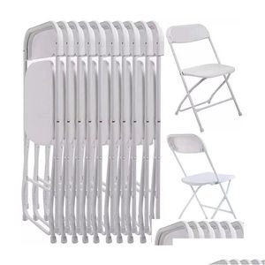 Andere feestelijke feestbenodigdheden Set van 4 Plastic vouwstoelen Wedding Event Chair Commercial White voor ho dh1ig