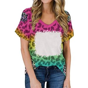 Autres fournitures de fête festives Sublimation Blanc Blanchi Chemise à col en V Fournitures de fête Chemise de Noël en fausse chemise pour femme Coton Doux au toucher Personnalisé wly935