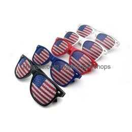 Other Festive & Party Supplies Usa Flag Sunglasses 4 Colors America Us Flags Glasses Drop Delivery Home Garden Dh7Px