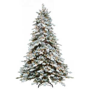 Autres fournitures de fête de fête en gros arbre de Noël enneigé pré-éclairé pour la décorationAutre